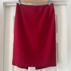 The Limited Red Pencil Skirt